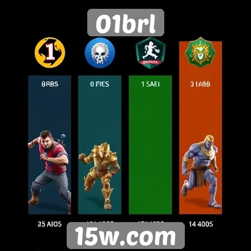 Evolução das categorias de jogos no 01brl